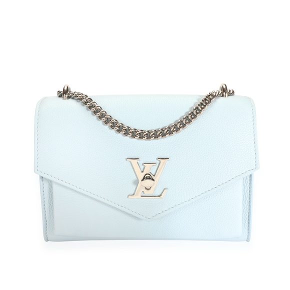 Louis Vuitton Handbags - Louis Vuitton Olympe Blue Calf Leather MyLockme BB